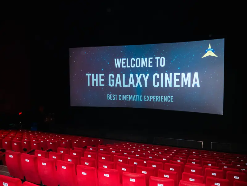 Welcome to The Galaxy Cinema on the big screen